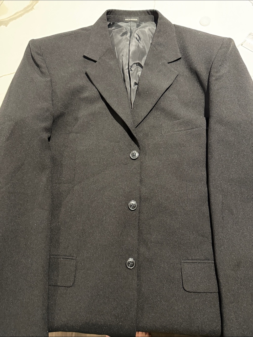 Soprano Black Men's Sport Coat Blazer
